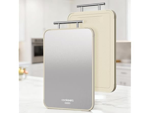 COOKEERS Stainless Steel Cutting Board