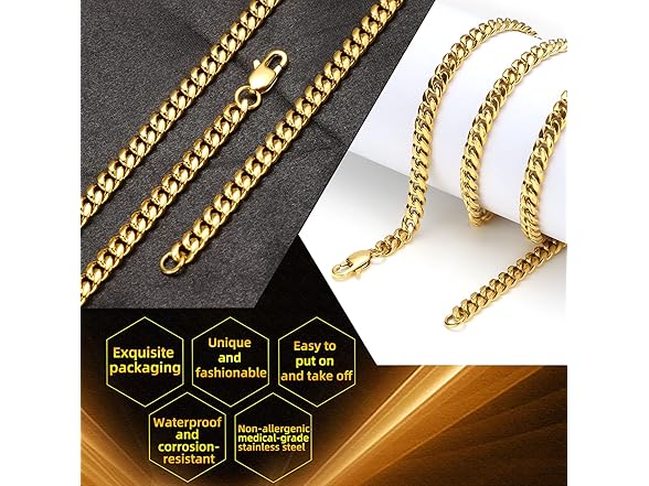 SytsLNKXXX Miami Cuban Chain Necklace