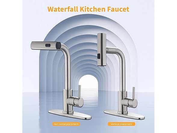 Synberli Waterfall Kitchen Faucet
