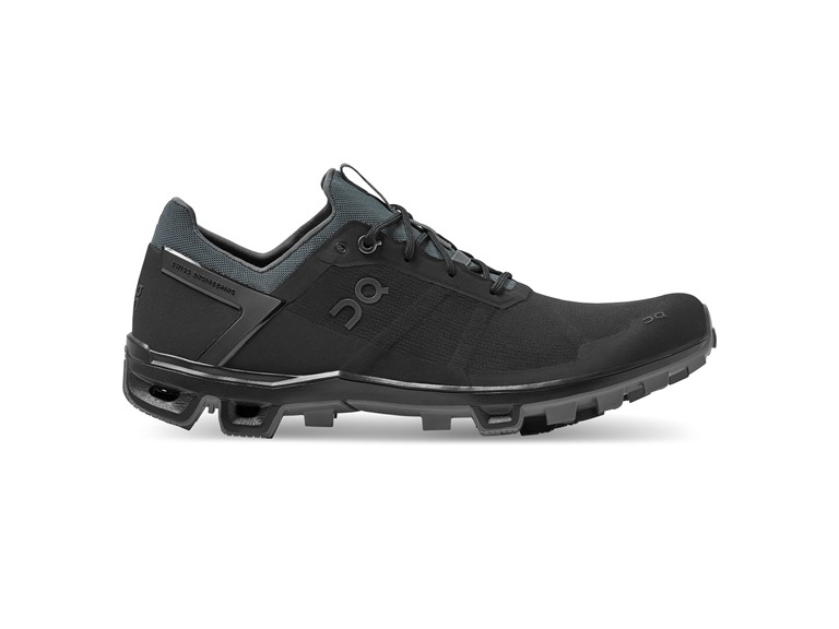 On Running 34.99612 7.5 On Running Cloudventure Peak 2 Women's Shoes Black/Rock Black/Rock