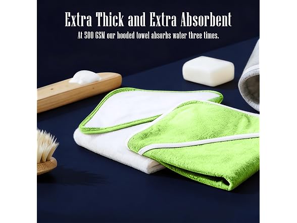 2 Pack Baby Bath Towel - Rayon Made