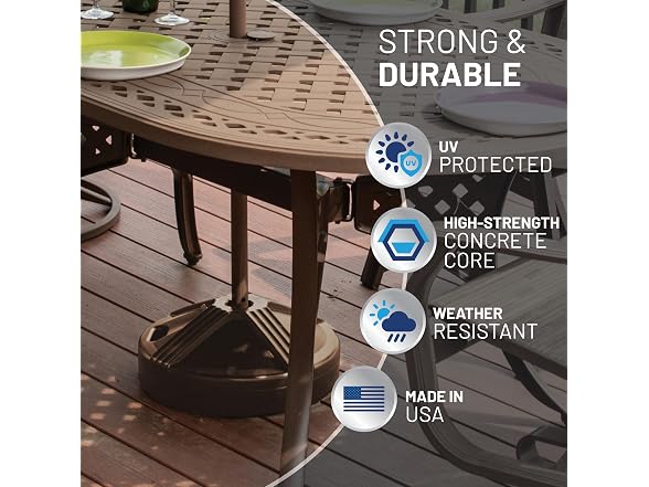 US Weight Durable Fillable Umbrella Base