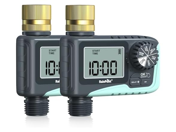 RAINPOINT 2 Pack Sprinkler Timer
