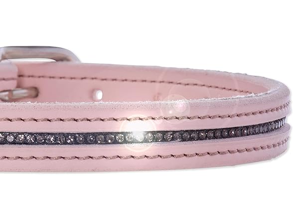 Roxy - The Crystal Bling Collar, Blush