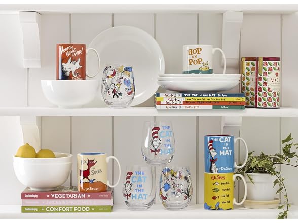 Lenox Drinkware, Dr. Seuss' The Cat In The Hat Tumblers, Set of 4