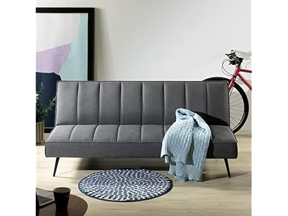 Zinus Quinn Convertible Sofa Bed, 2 in 1