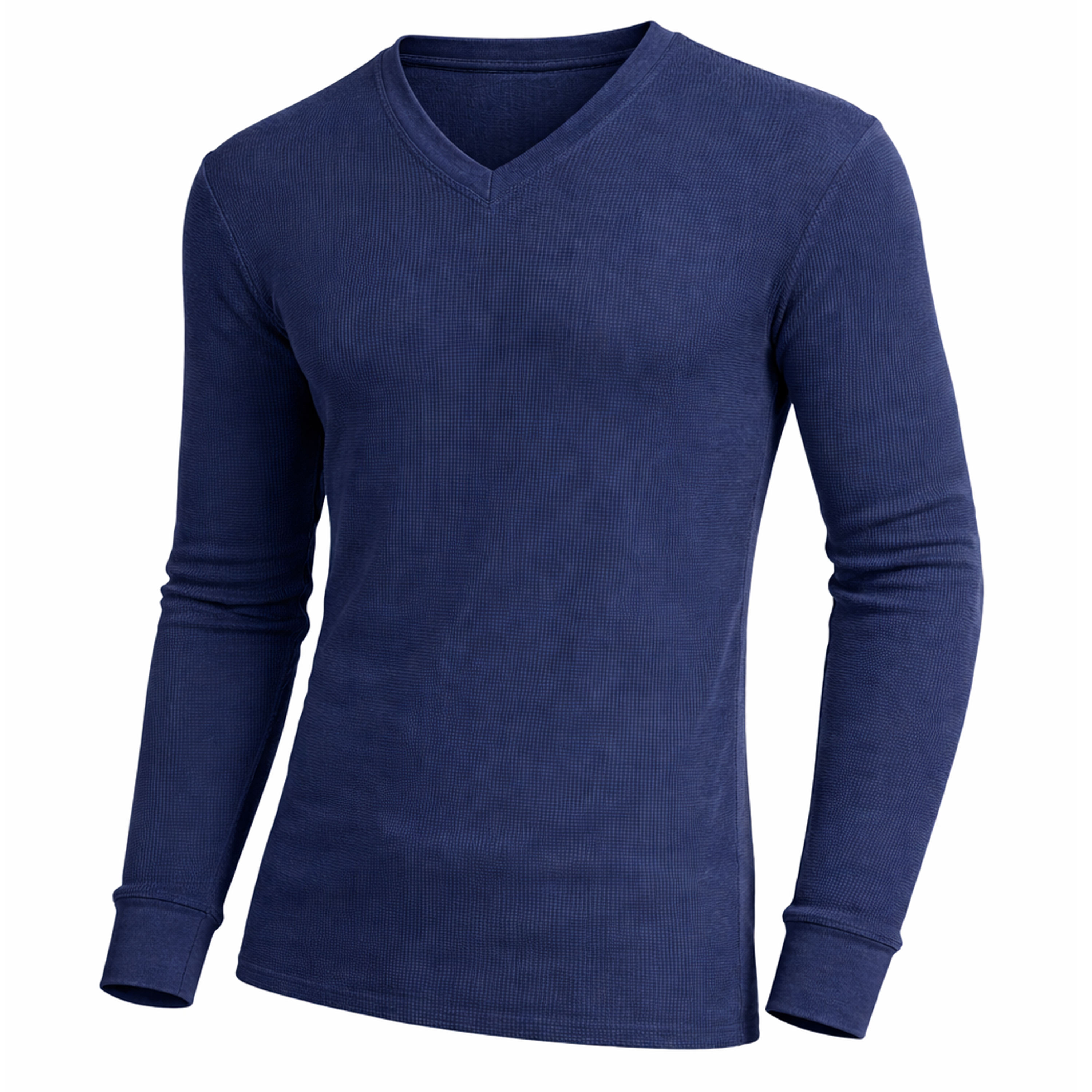 3Pk Mens L/S Thermal V-Neck Shirt - Gallery 16