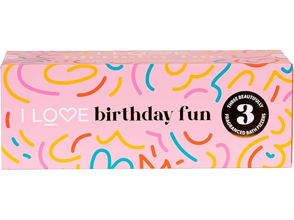 I LOVE Special Moments Birthday Fun Bath Fizzer Pack