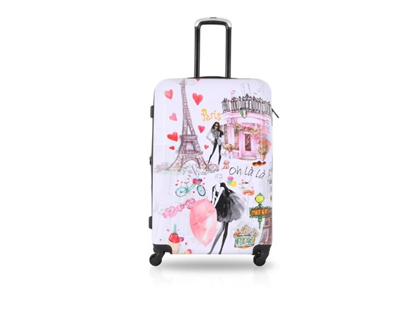 TUCCI Italy Paris Love Art 3PC Luggage