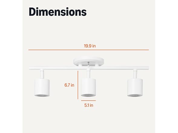 Amazon Basics 3-Light Track Lighting Kit
