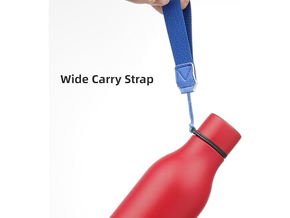 Konokyo 18oz Insulated Water Bottle with Strap