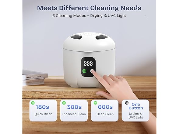 Newelkin Ultrasonic Retainer Cleaner