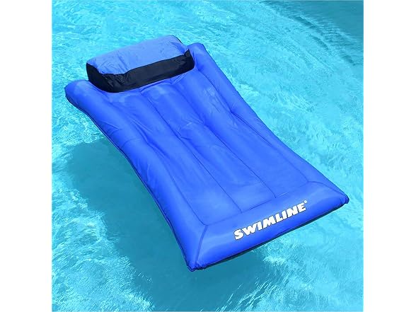 Fabric Covered Pool Float Mattress Lounger - Gallery 8