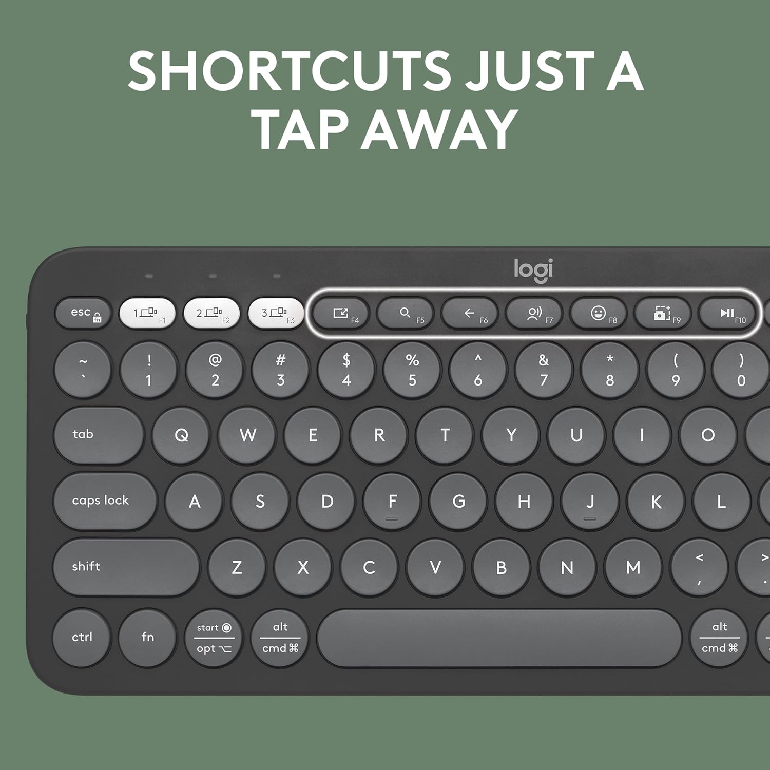 Logitech Pebble Keys 2 K380s Wireless Keyboard - Gallery 10