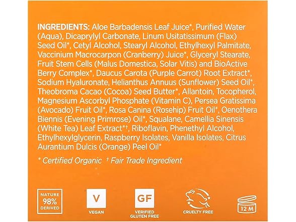 Andalou Naturals Night Crm Prpl Carrot