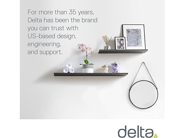 Delta Cycle 2-Pack Floating Shelves 24" x 8" x 1"