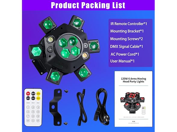 AGVYBE 150W Moving Head DJ Light Gen I