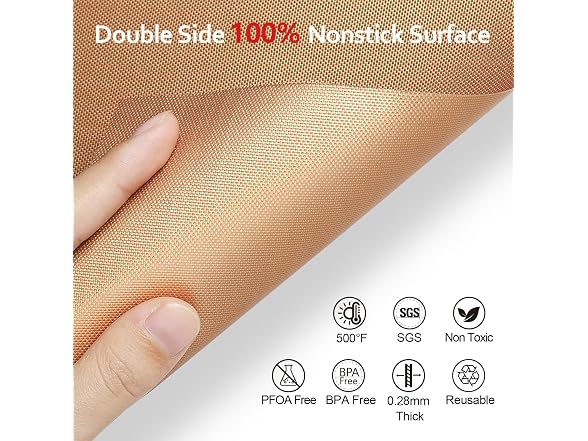 Demiwise 3 Pack Copper Oven Liners for Bottom of Oven