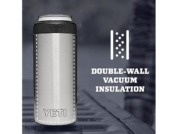 YETI Rambler 12oz Colster Slim Can Insulator, Offshore Blue
