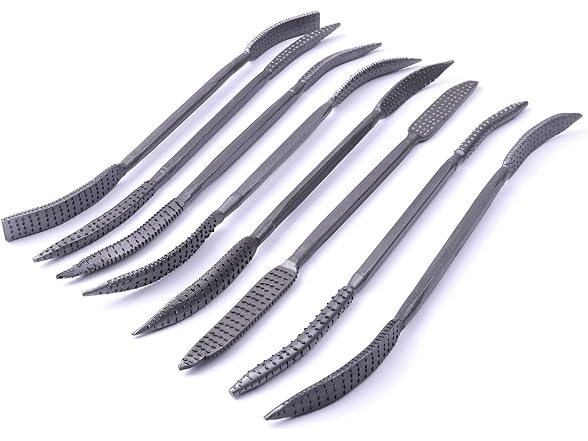 LUQIQI CON-90 8PCS Riffler File Set