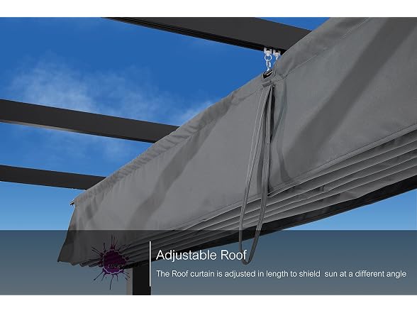 10' X 10' Outdoor Retractable Pergola