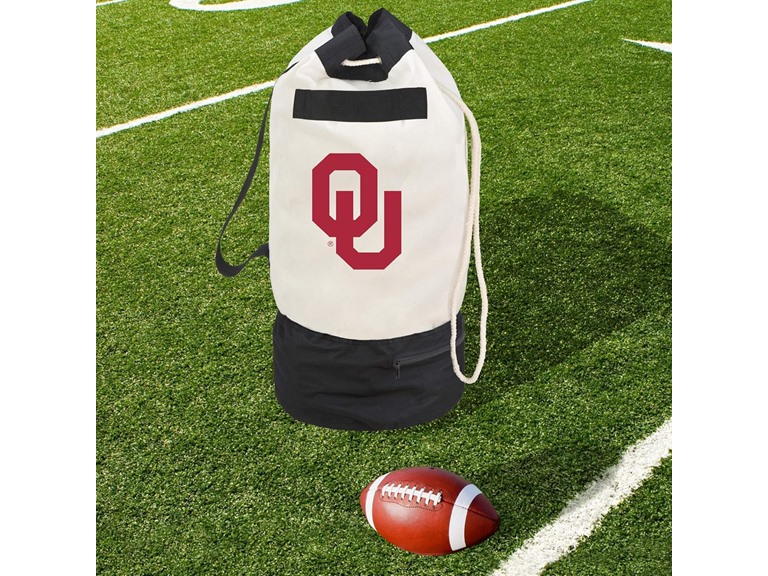 Smart Design Collegiate Heavy Duty Duffel Bag with Two Compartments 15 x 30 inch Canvas Officially Licensed Logo