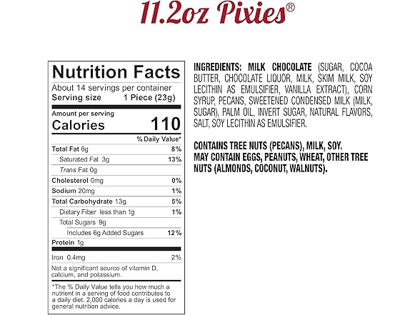 Fannie May Milk Chocolate Pixies 11.2oz
