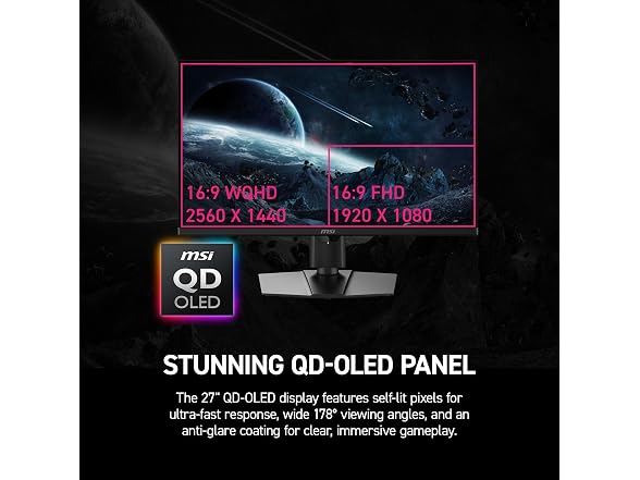 MSI MPG 271QR QD-OLED X50 Monitor