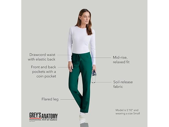 Barco Women (Large Tall) Grey's Anatomy Barco Pant
