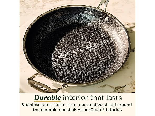 Cuisinart FusionPlus Hybrid Nonstick Stainless Steel Cookware, 8-inch Skillet 