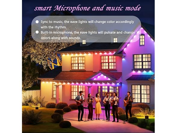 Honche Permanent Outdoor Lights 54FT