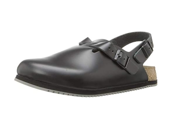 Birkenstock Men's Clogs, Black, US:7.5