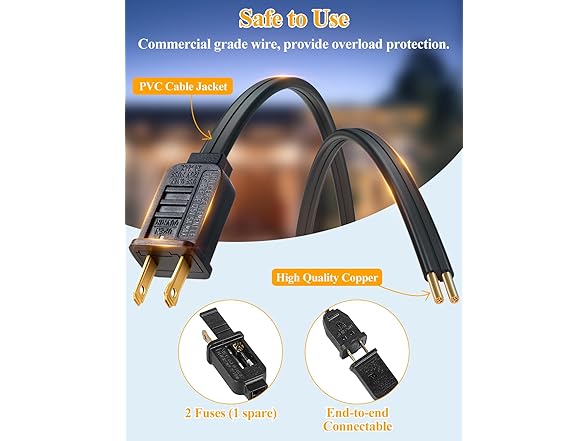 Brightever LED Outdoor String Lights 75FT