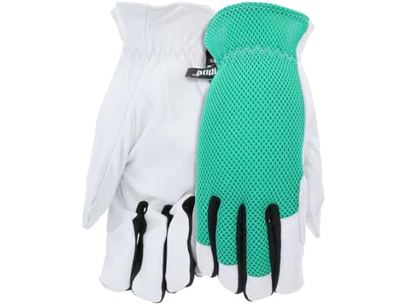 MUD 033G Natural Garden Gloves, Goatskin