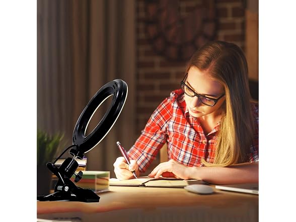 5 Dimmable Ring Light Clip On 2-Pack