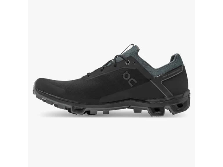 On Running 34.99613 7.5 On Running Cloudventure Peak 2 Men's Shoes Black/Rock Black/Rock