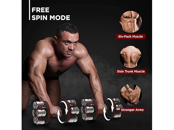 Fitness Adjustable Dumbbells 10-45 Pounds