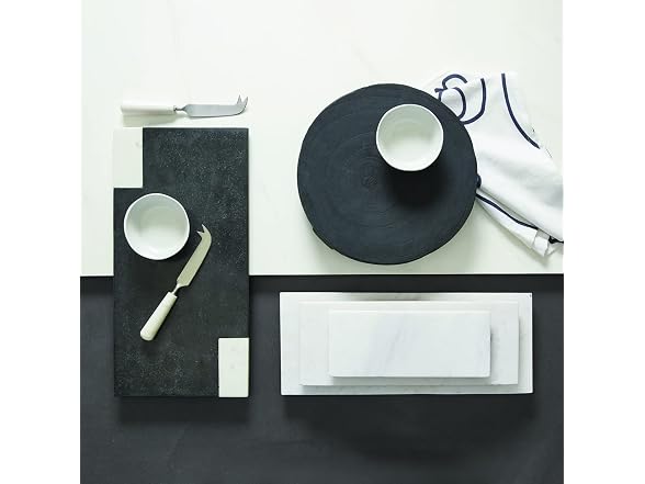 Table Sugar Marble Serving Board, Small, White