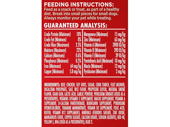 Milk-Bone Soft & Chewy Dog Treats, Beef