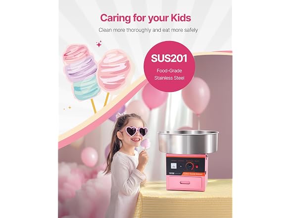 Electric Cotton Candy Machine, 1000W Candy #1