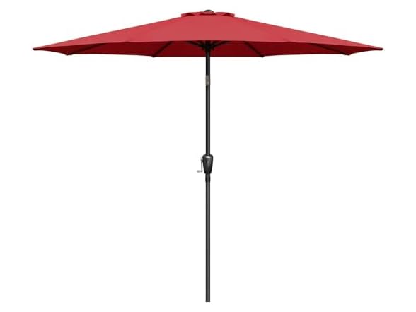 Simple Deluxe 9' Patio Umbrella Red