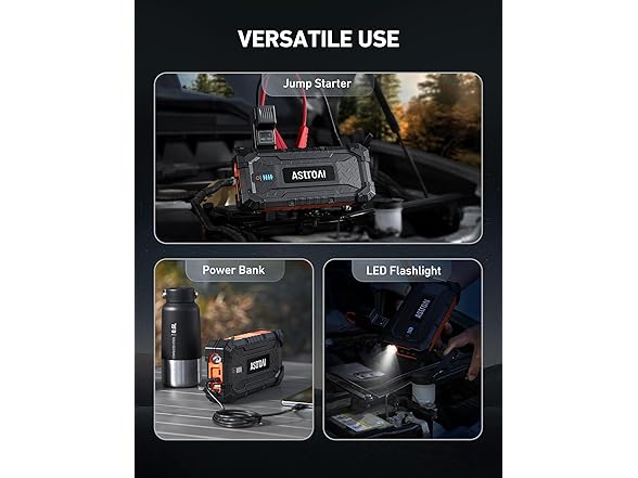 AstroAI S8 Ultra 4000A Car Jump Starter