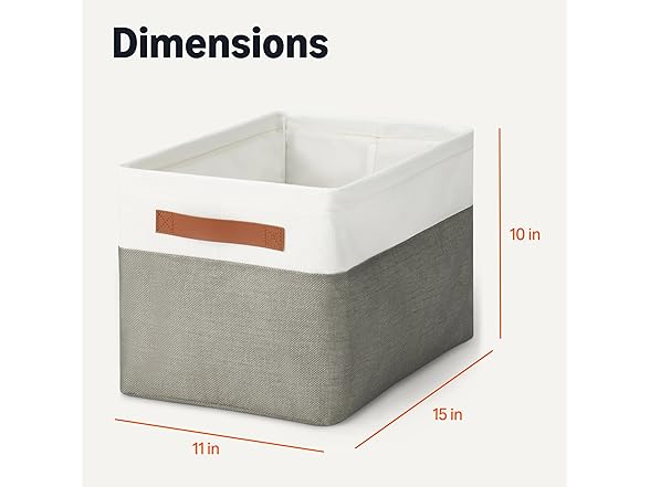 Amazon Basics Storage Bins 3-Pack