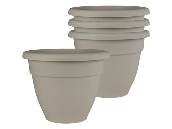 HC Planter 8in Stone 4pk