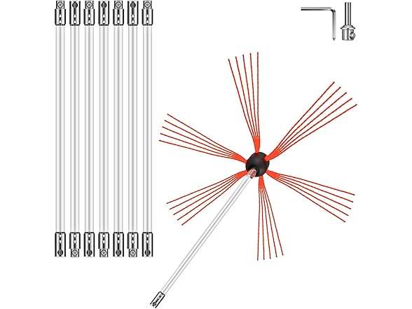 VEVOR Chimney Sweep Kit 26FT