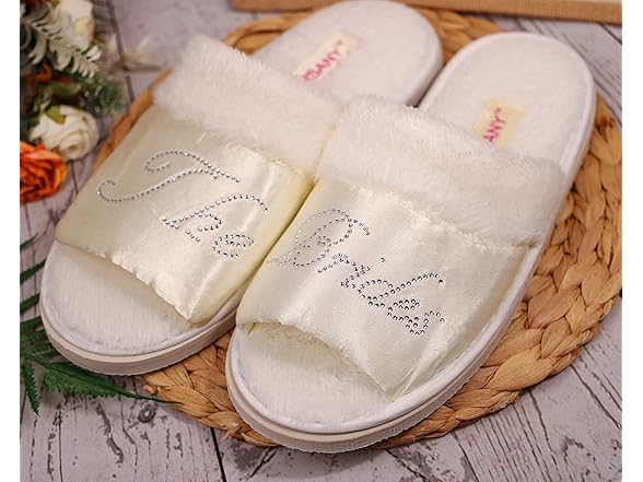 White The Bride Crystal Open Toe Spa