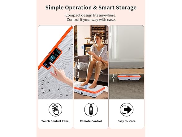 ROTAI Vibration Plate Exercise Machine, Vibration Plate for (Open Box)