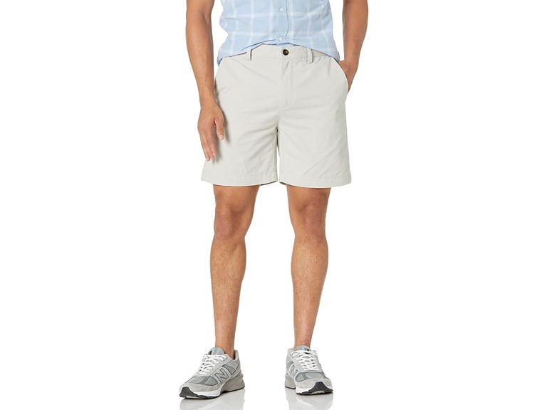 Amazon Essentials Men's Slim-Fit 7" Chino Short, Grey, 29