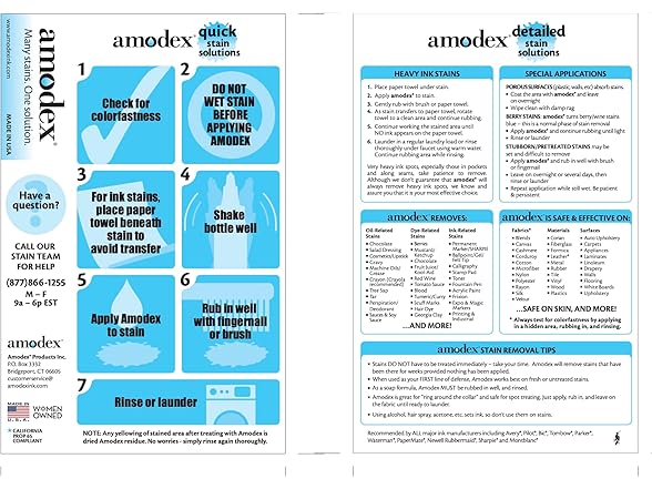 Amodex Ink and Stain Remover Unique Soap