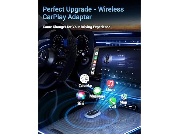 XMUNIHA Wireless CarPlay Adapter